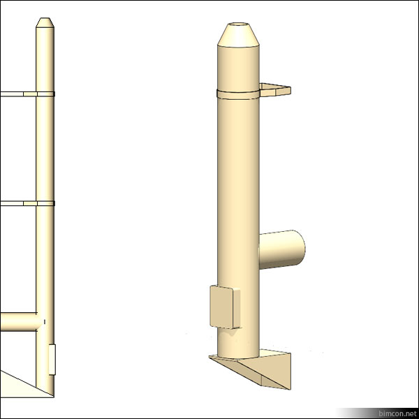 Building Revit Family chimney flue pipe