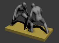Fighting character