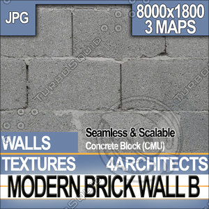 Modern Brick Wall B
