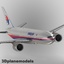 3ds max aircraft malaysia airlines boeing