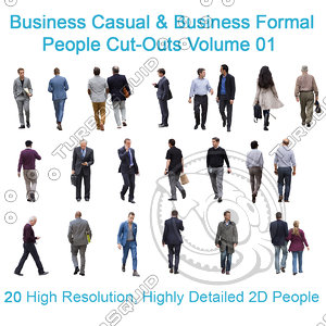 Business Casual and Business Formal People Vol.01
