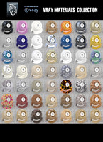 V-RAY Materials for maya collection