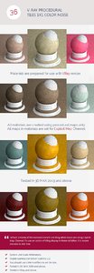 V-Ray Procedural Tiles 1x1 Color Noise