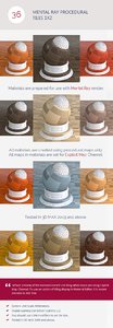 Mental Ray Procedural Tiles 1x2