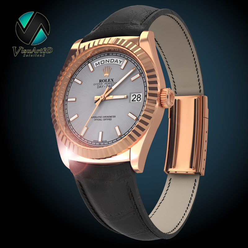 3d model of rolex watches