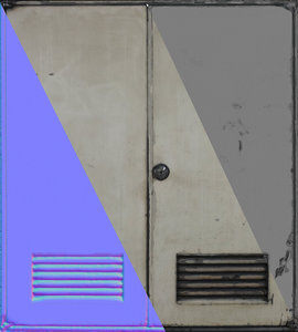 Metal Door Texture