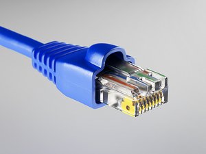 ethernet connector 3d obj