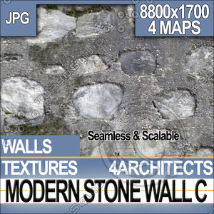 Modern Stone Wall C
