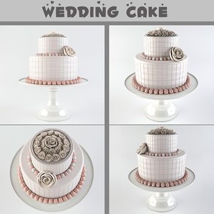 3d model wedding cake