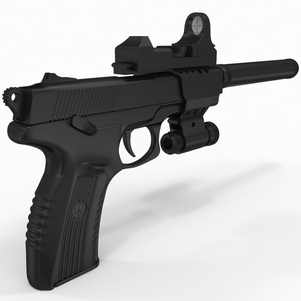 toy gun 3d model