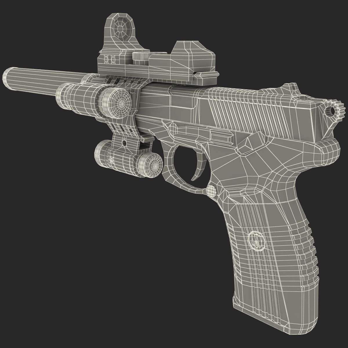 toy gun 3d model