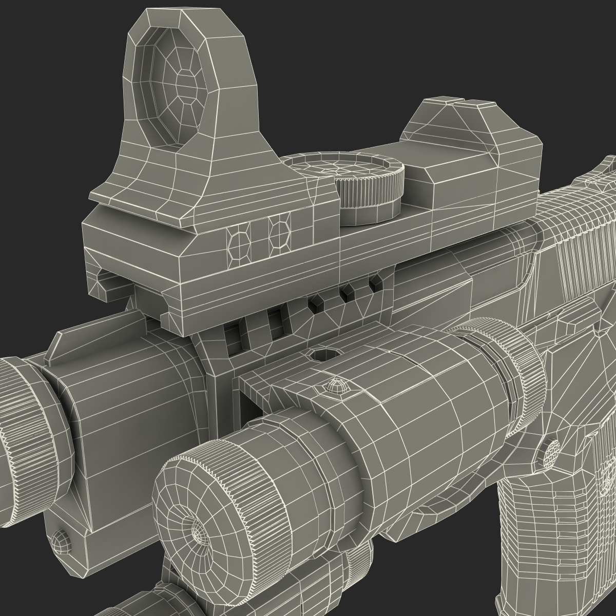 toy gun 3d model