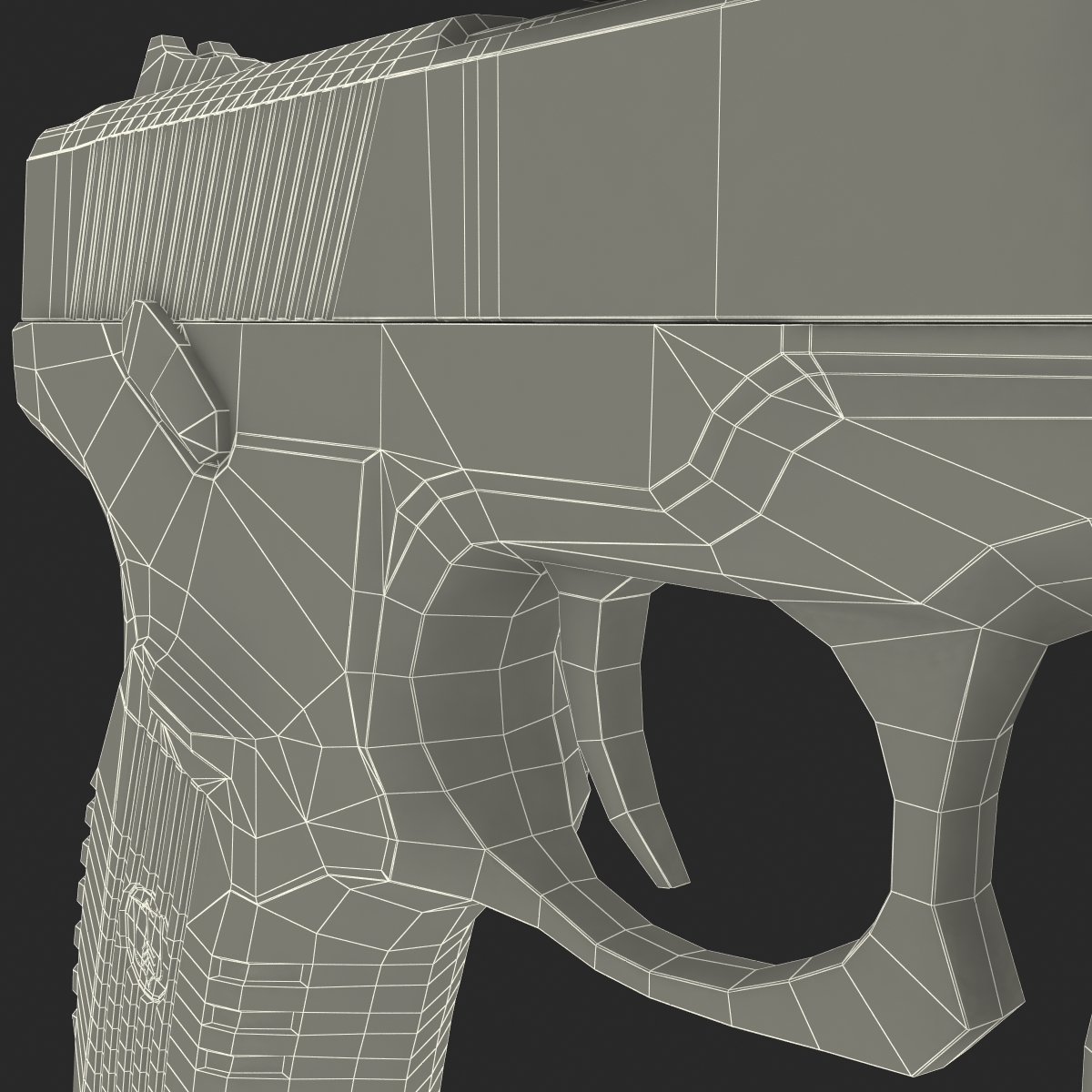toy gun 3d model