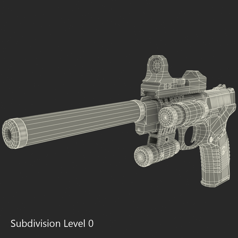 toy gun 3d model