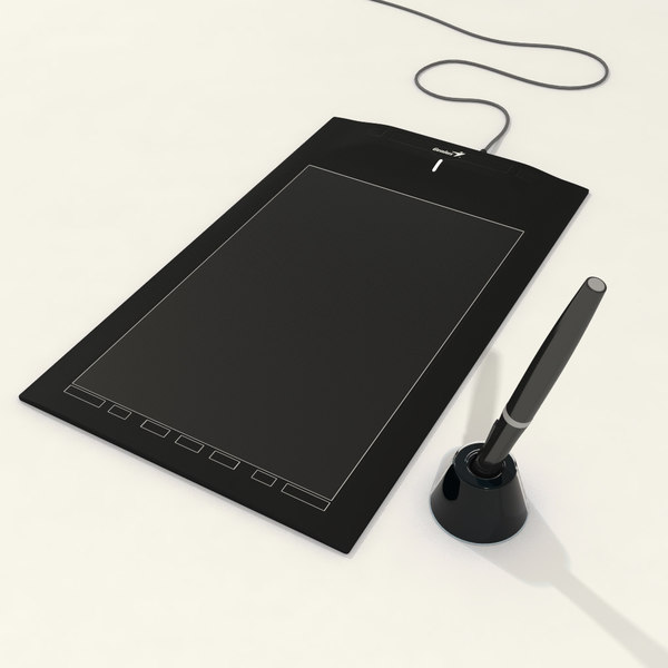 drawing tablet 3d model