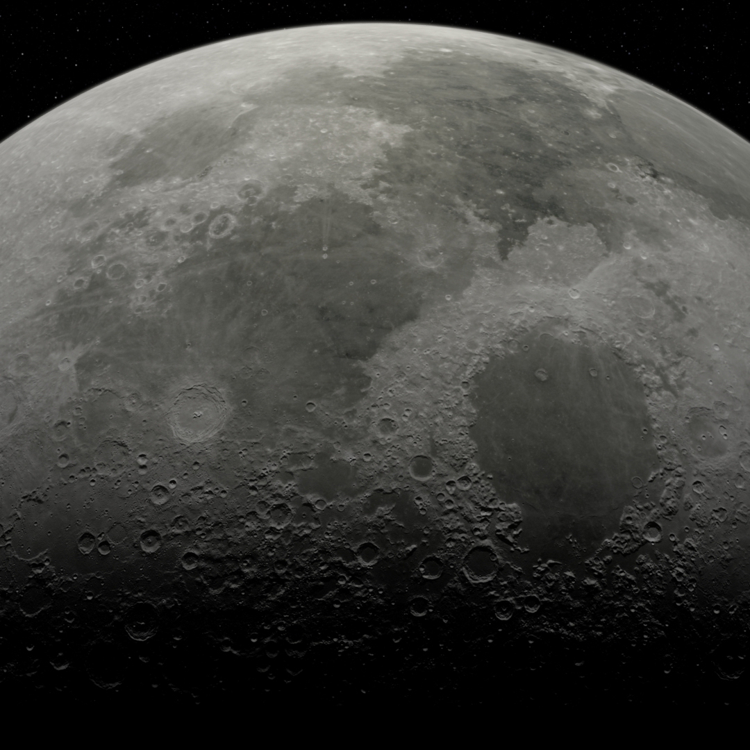 3ds max moon real 23k