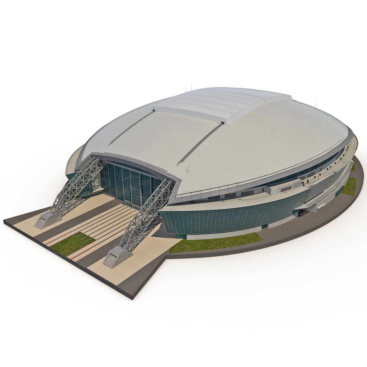 cowboys stadium 3d model