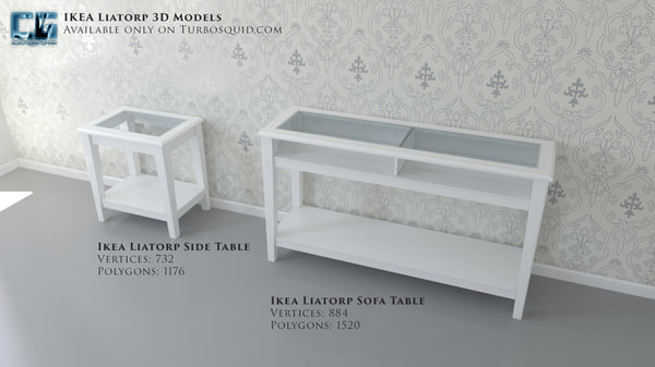 Ikea Liatorp Table Sofa 3ds, Liatorp Sofa Table Instructions