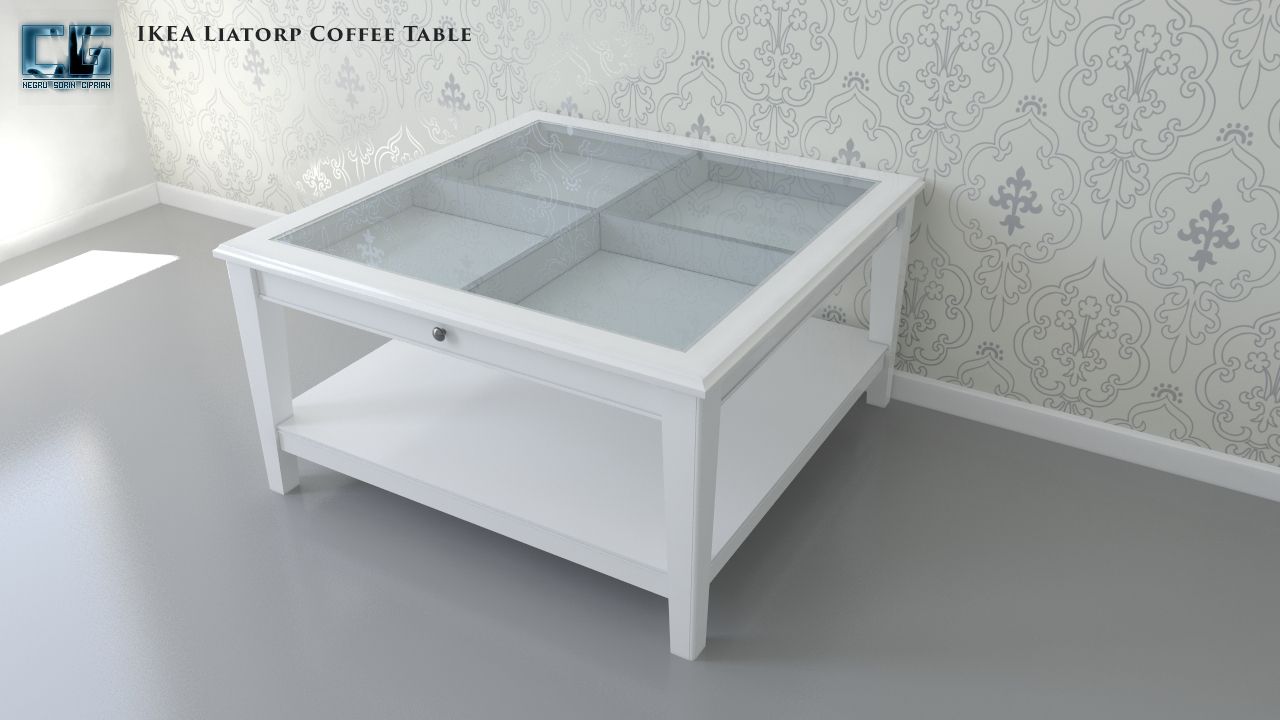 3d model ikea liatorp coffee tables