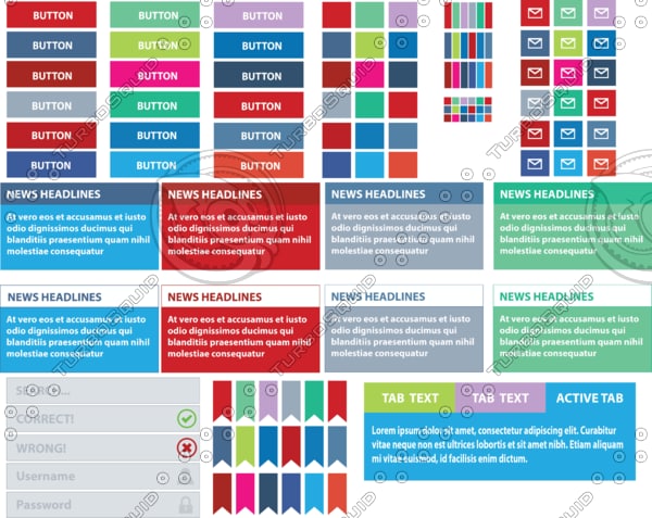 Shape Types Ui/ux Shapes Adobe Illustrator ux flat design