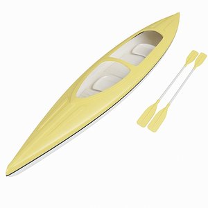 boat canoe 3ds