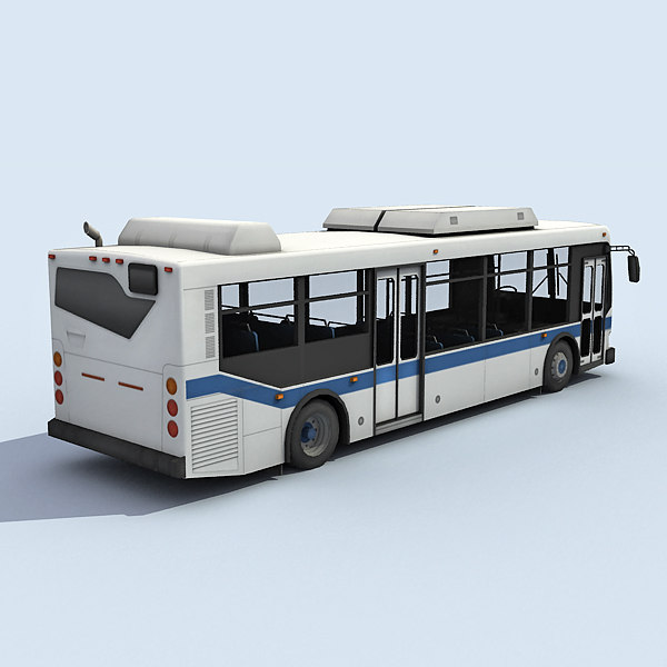 City Bus 3d Model