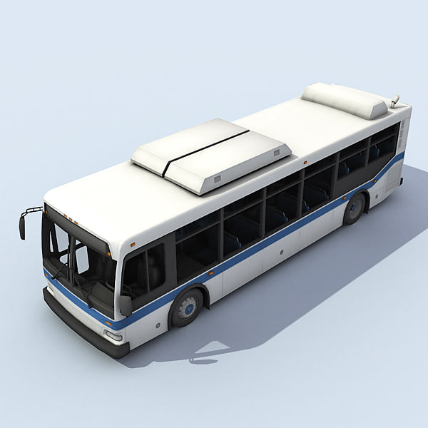 city bus 3d model