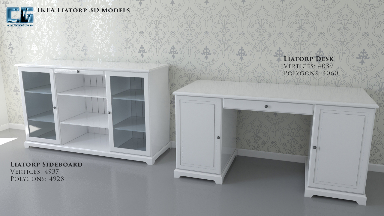 Max Ikea Liatorp Sideboard Desk