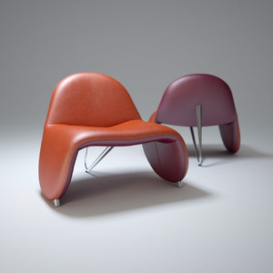 3d model patrick-belli-sella-chair