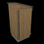 3d model outhouse toilet wc