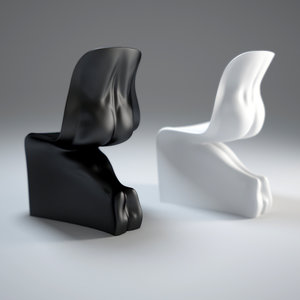 3d him-her-chair model