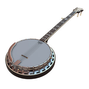 banjo epiphone 3d model
