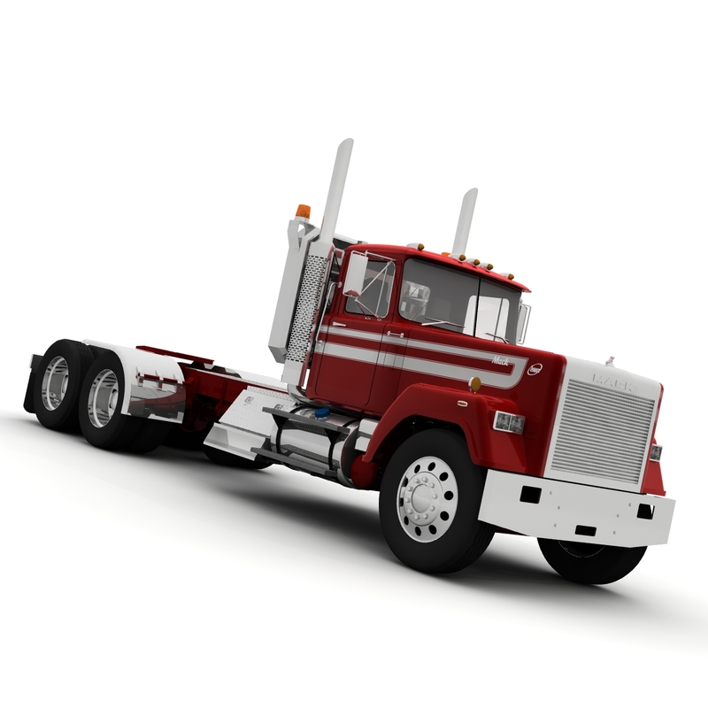 mack superliner daycab 3d lwo