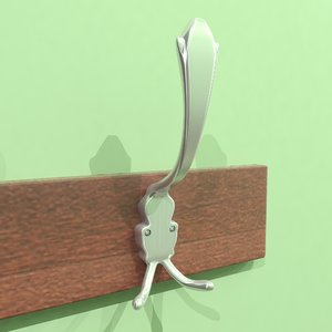 3d hook hanger model
