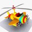 cartoon helicopter aircraft 3d max