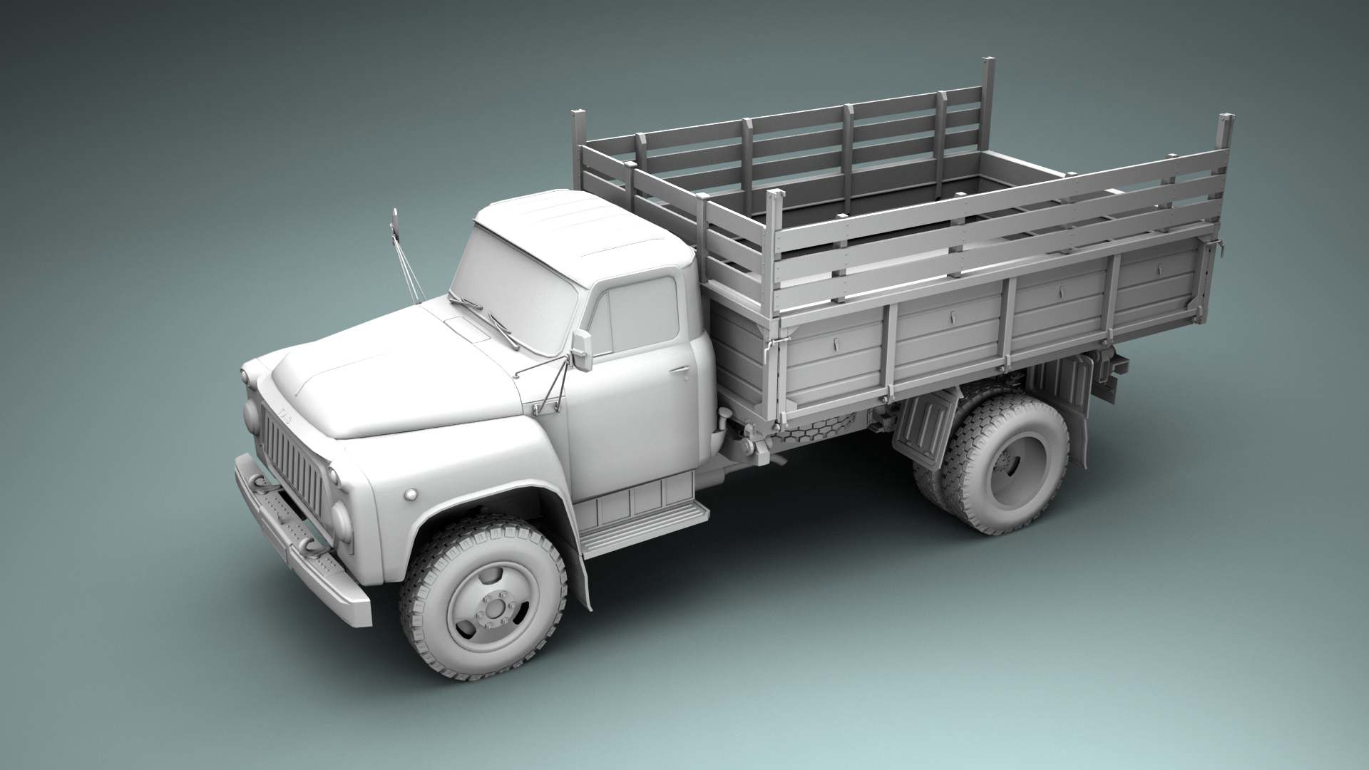 GAZ 53 3DModell TurboSquid 836985