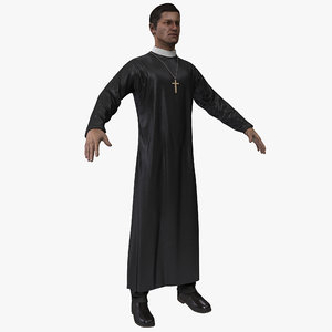 3d priest model