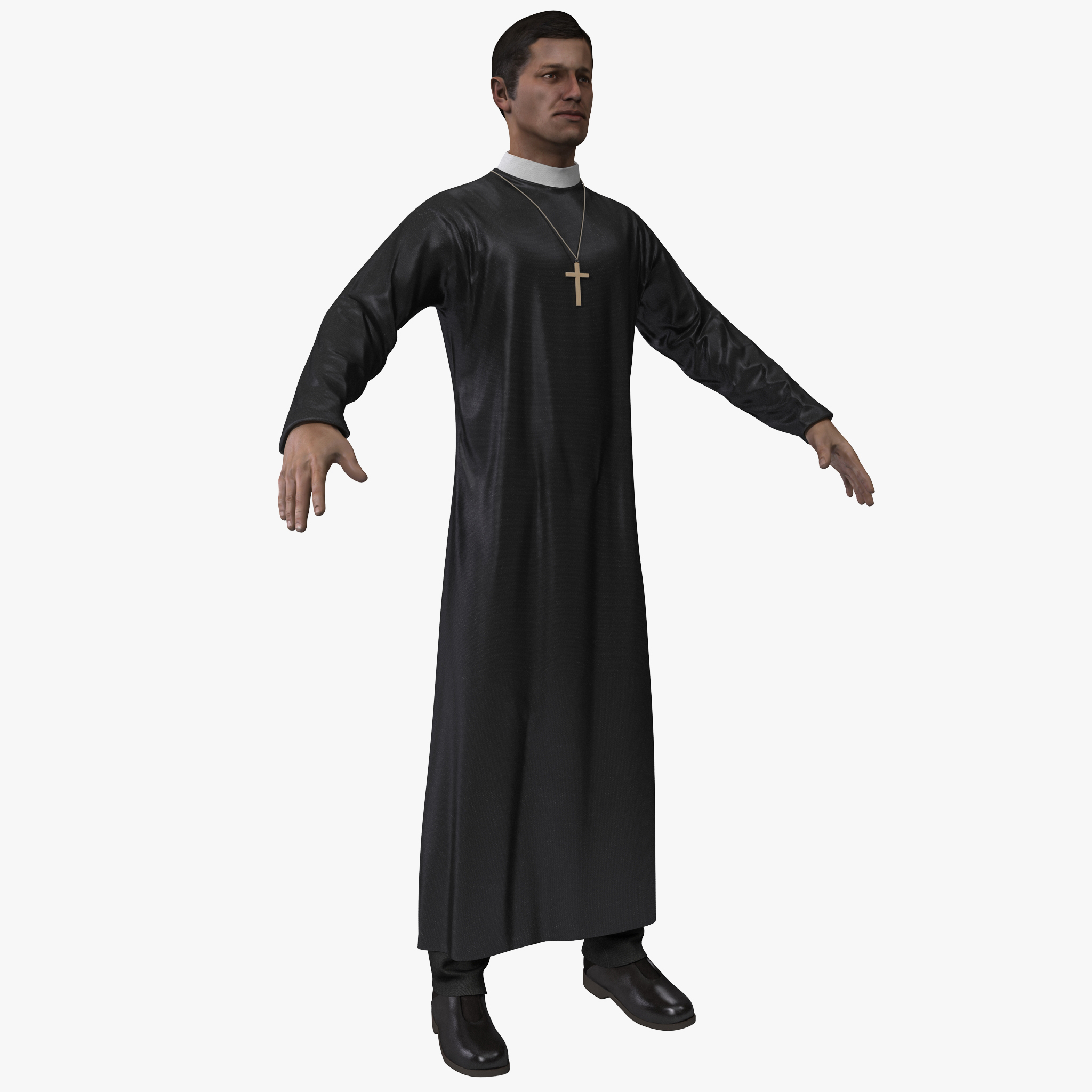 3d Priest Model