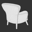 3d max armchair suzani chair