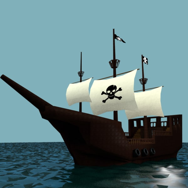 Pirate Ship Blender Models for Download | TurboSquid