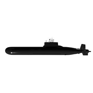 3d typhoon class submarine 941 model