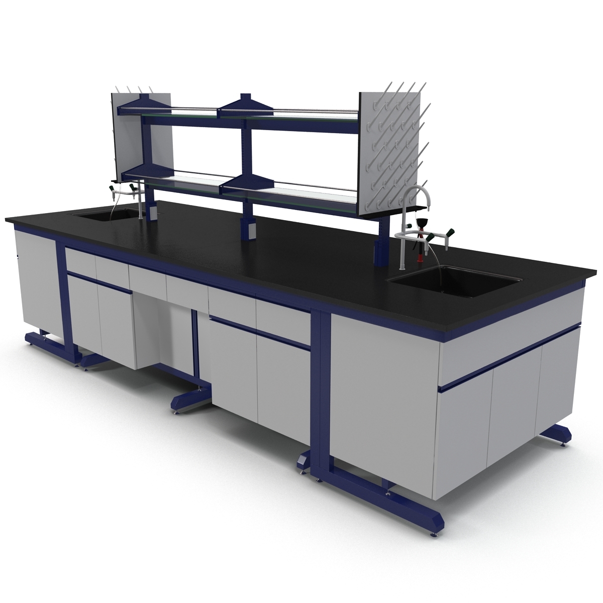3d laboratory table design model