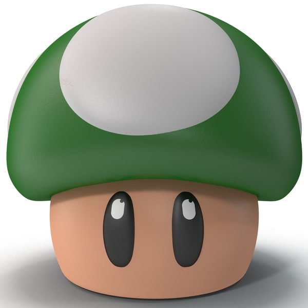 super mario green mushroom max