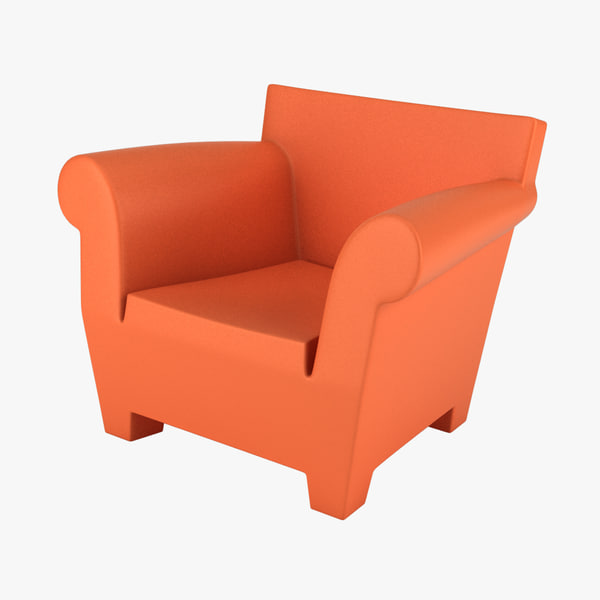 kartell bubble club chair 3d max