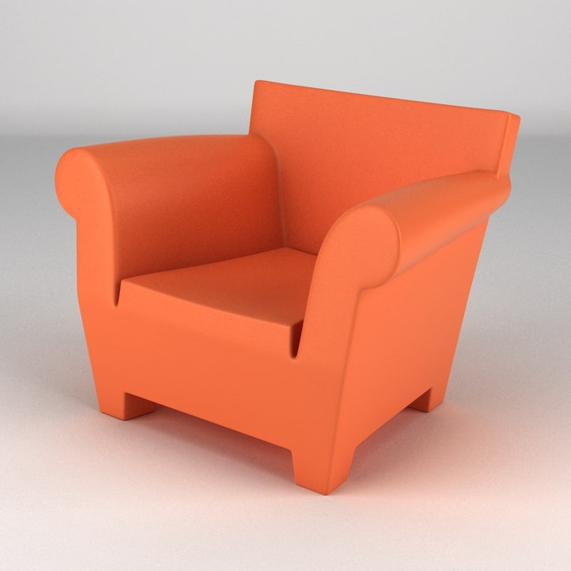 kartell bubble club chair 3d max