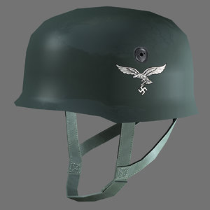 german fallschirmjager helmet 3d model
