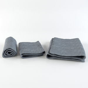 3d model towel set
