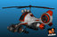 toon combat chopper 3d model