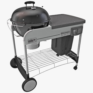 charcoal grill weber 3d max