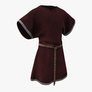 medieval clothes 6 3d model